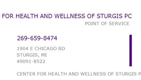 center for health & wellness of sturgis pc